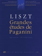 Grandes Etudes de Paganini piano sheet music cover